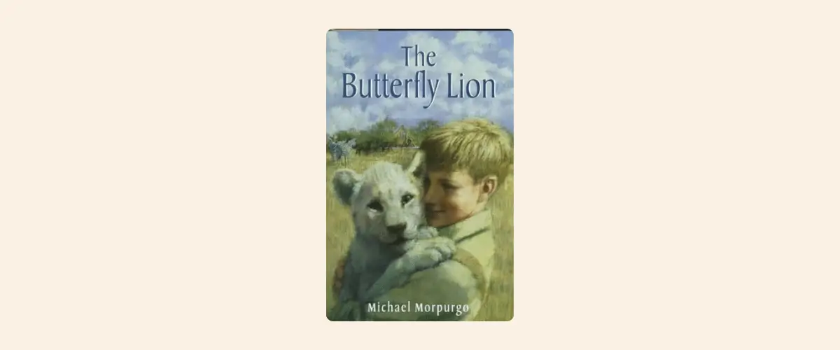 A cover of The Butterfly Lion by Michael Morpurgo.
