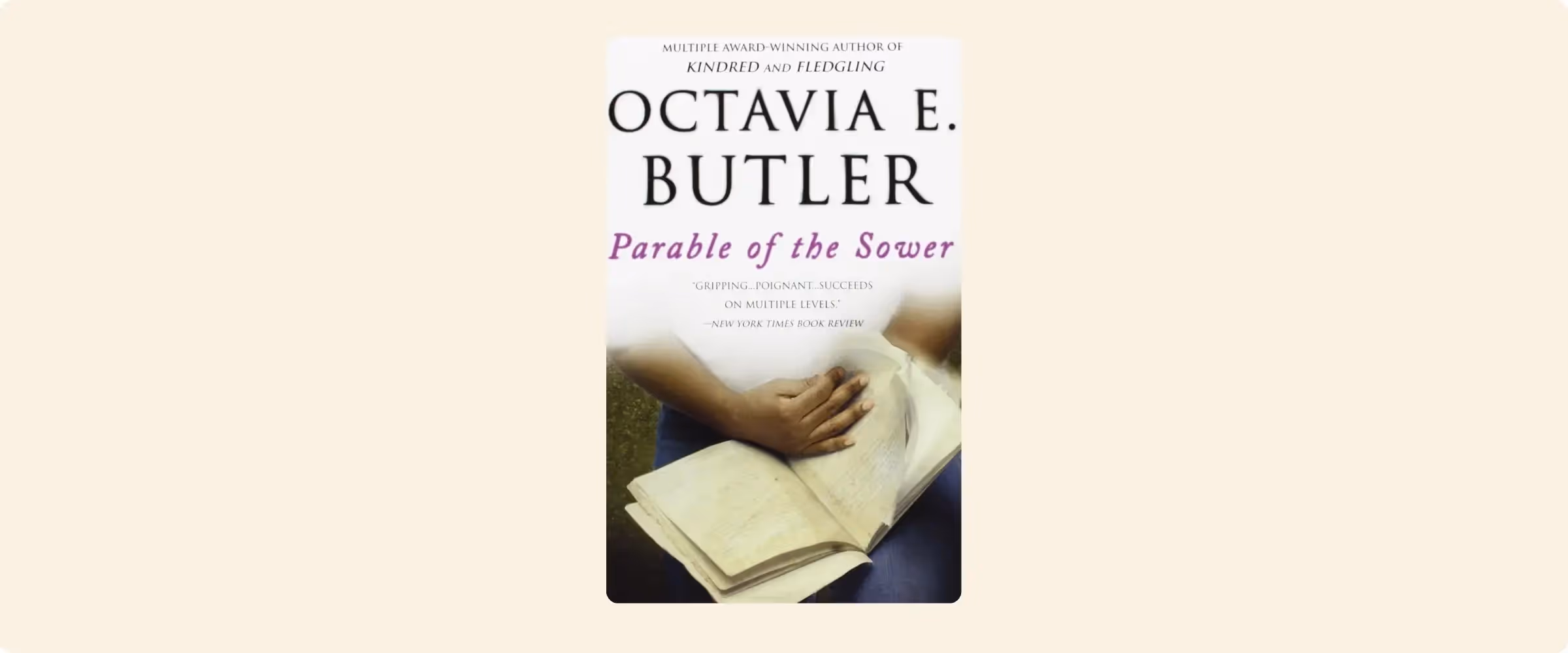Book cover of Parable of the Sower.