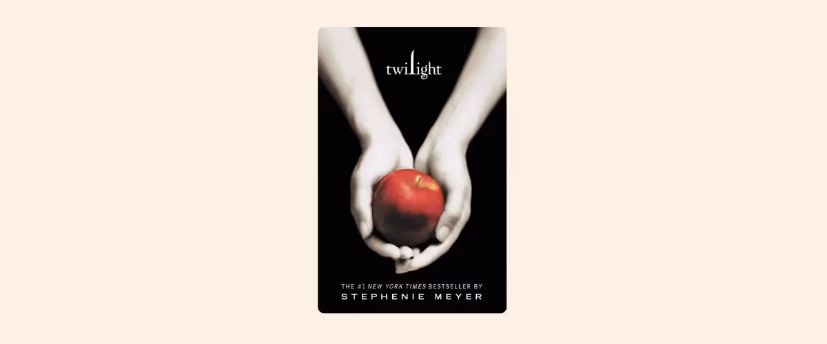 Cover of the book Twilight by Stephenie Meyer.