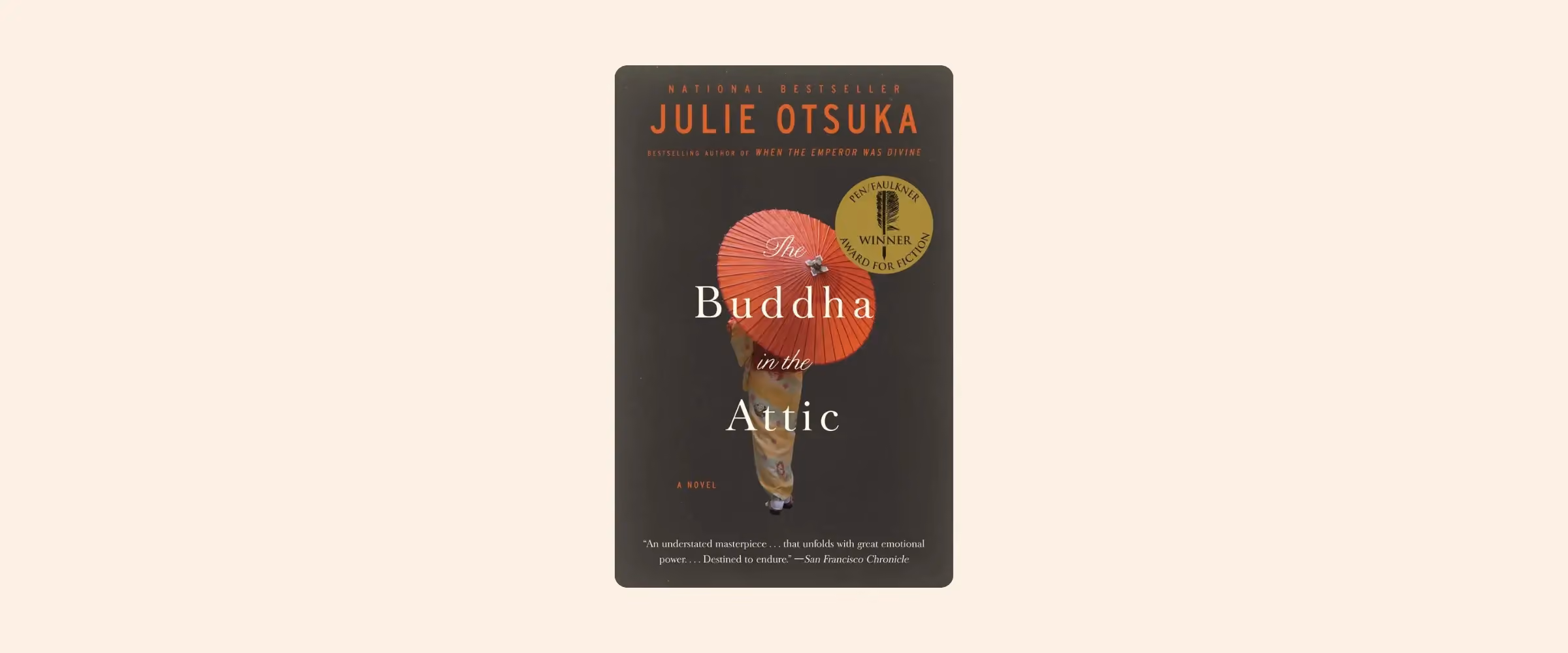 Cover of The Buddha in the Attic by Julie Otsuka.