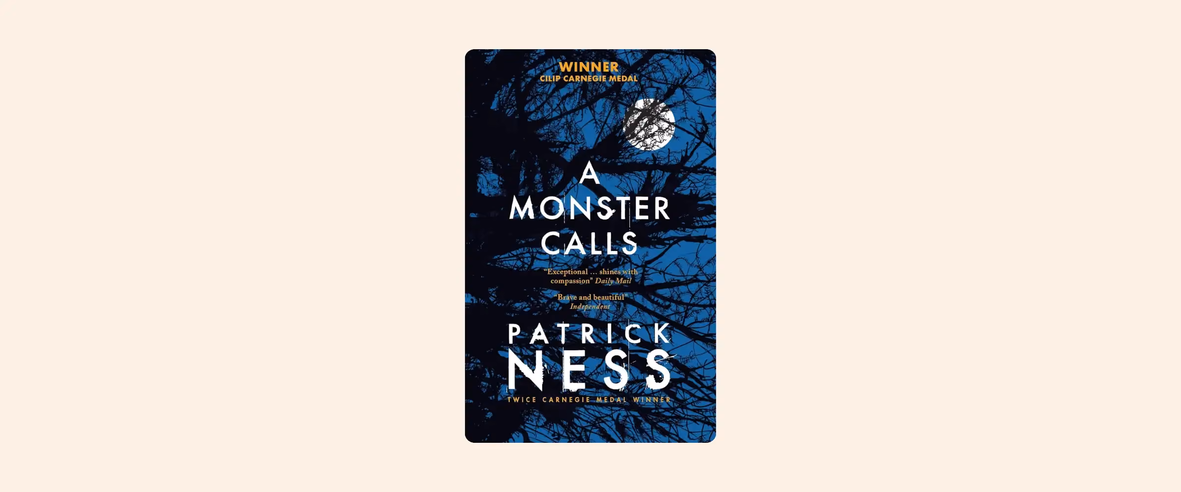 Cover of A Monster Calls by Patrick Ness.