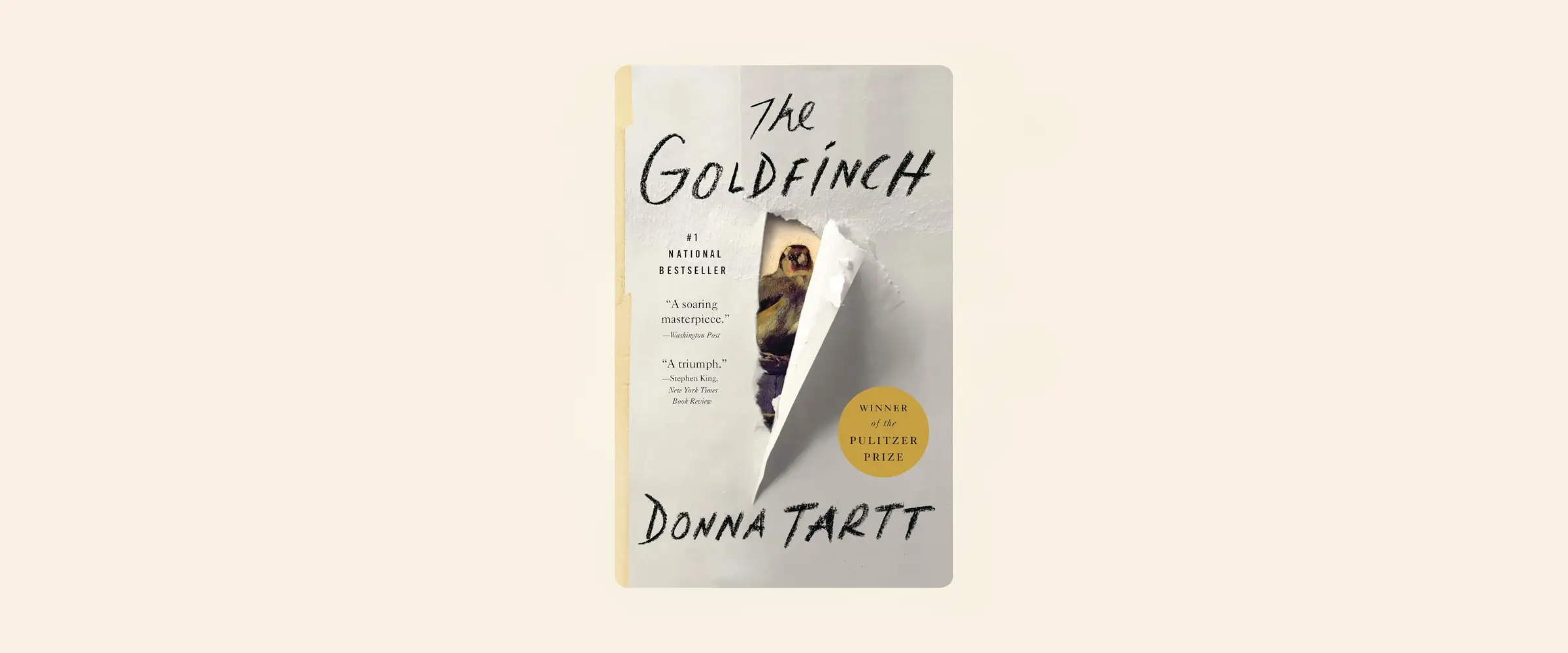 Cover of The Goldfinch by Donna Tartt.