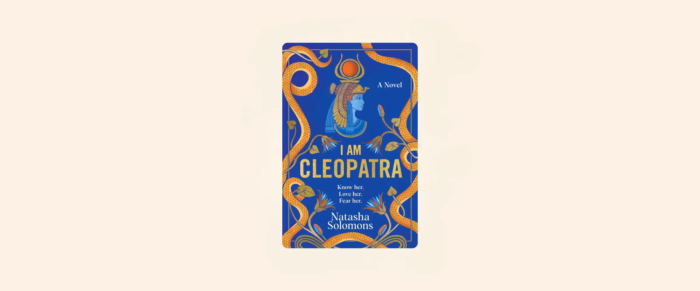 An image of I Am Cleopatra, the book by Natasha Solomons.
