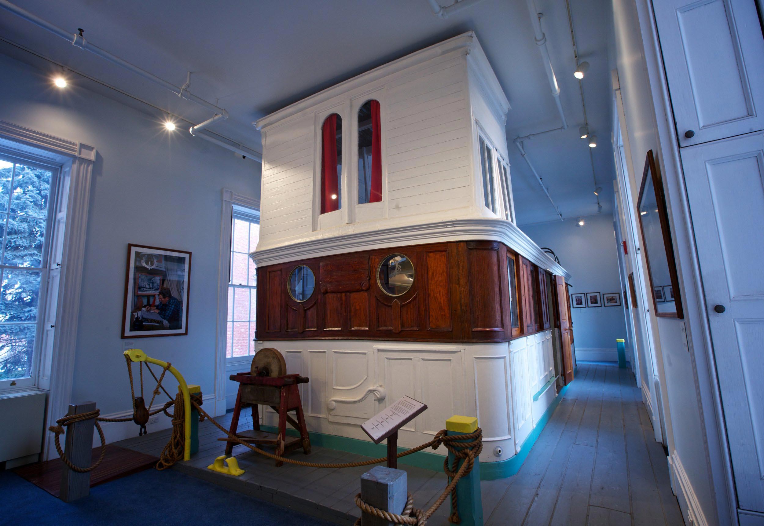 The exterior of John Noble's Houseboat Studio