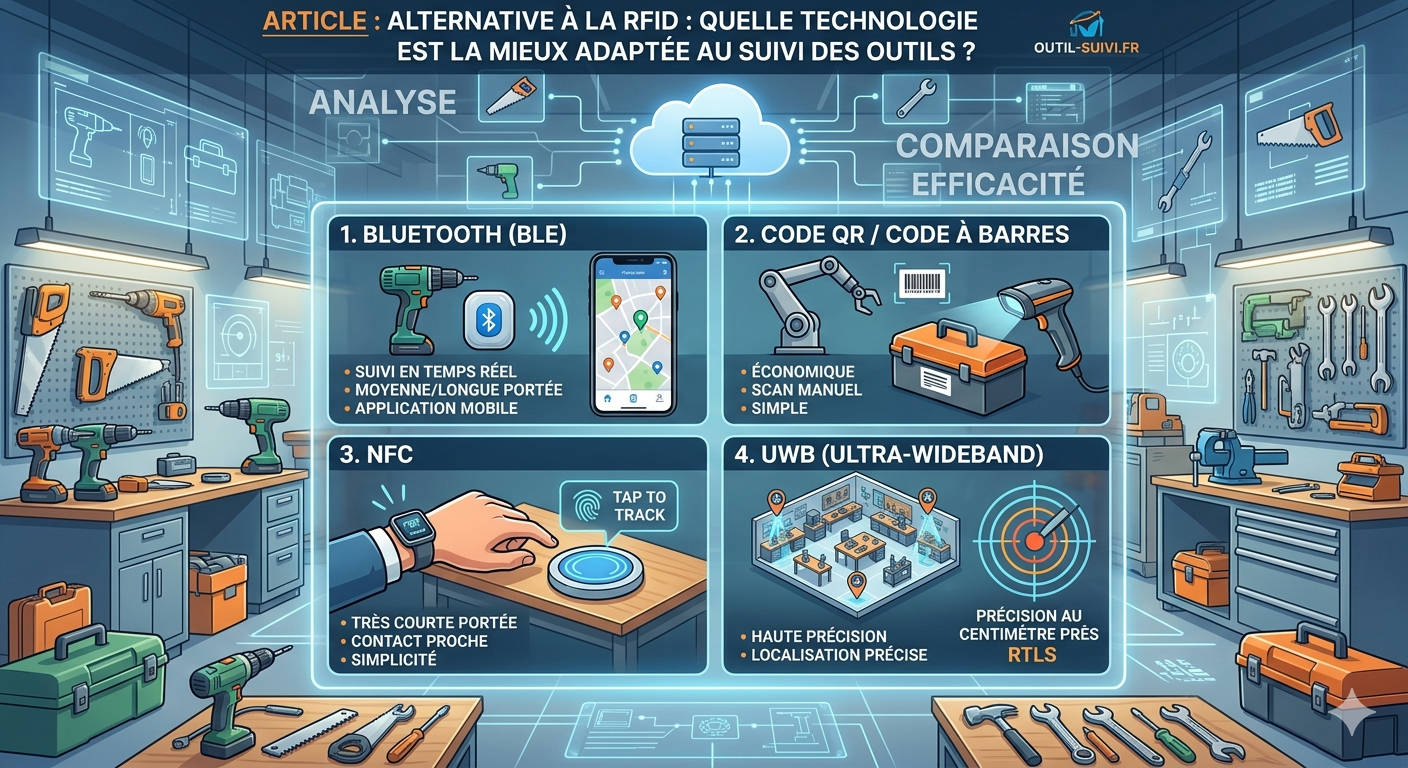 les meilleures solutions alternatives RFID pour un suivi efficace