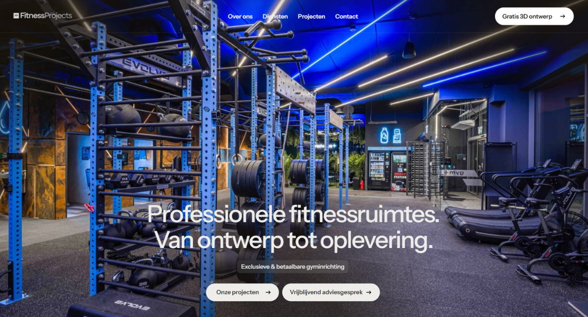 Hoe we de maatwebsite FitnessProjects.eu maakten