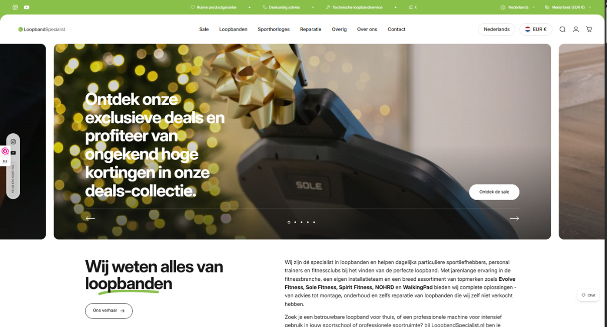 Hoe we de webshop LoopbandSpecialist.nl ontwikkelden en tot een succes lieten uitgroeien