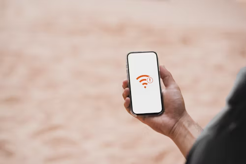 Image that showcase bad internet connection