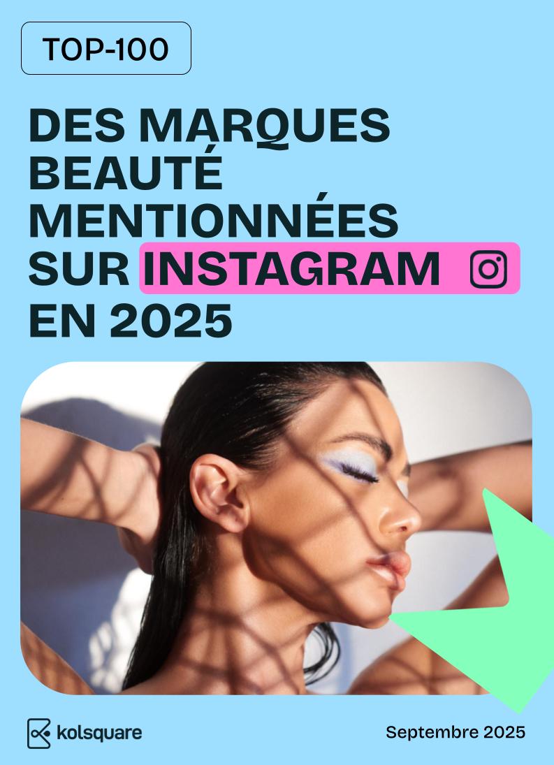 Top 100 des marques beauté mentionnées sur Instagram