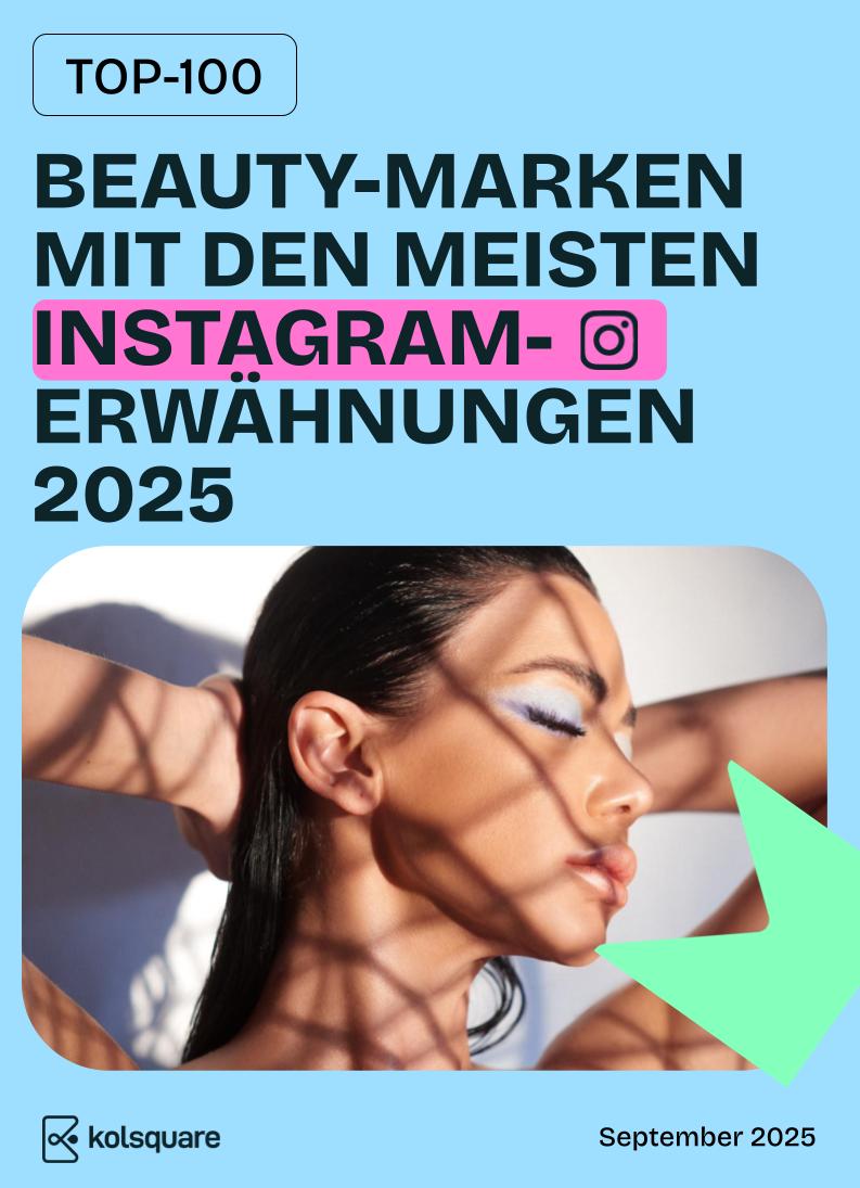 TOP- 100 Beauty-Marken nach EMV auf Instagram