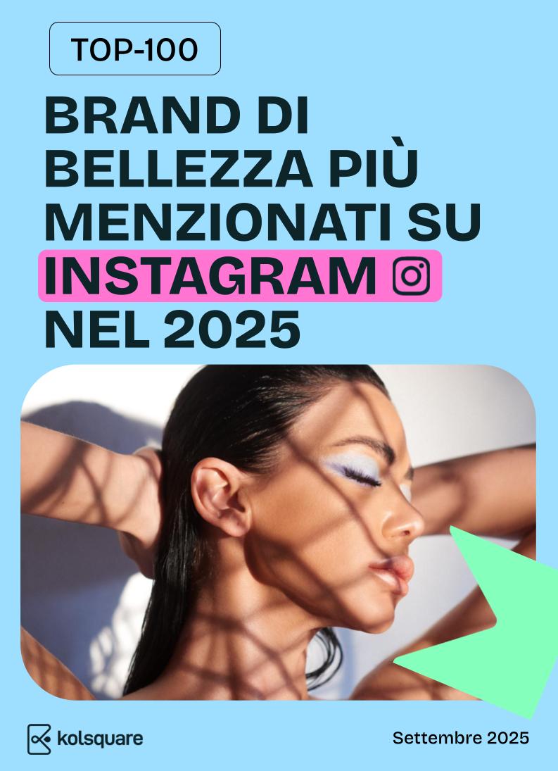 Top-100 dei brand di bellezza menzionati su Instagram