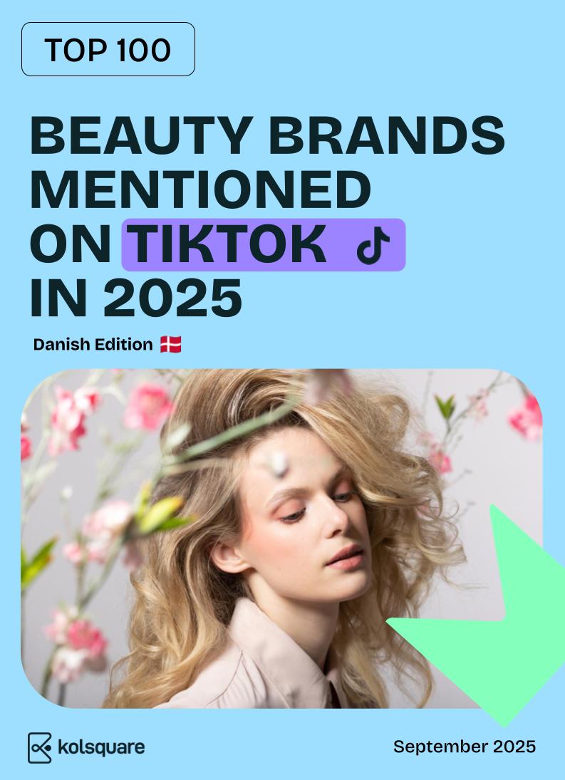 Top-100 des marques de beauté sur TikTok au Danemark
