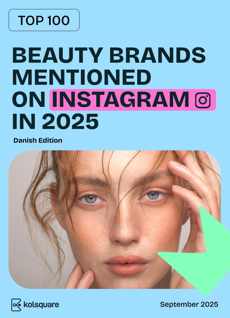 Top-100 des marques de beauté sur Instagram au Danemark