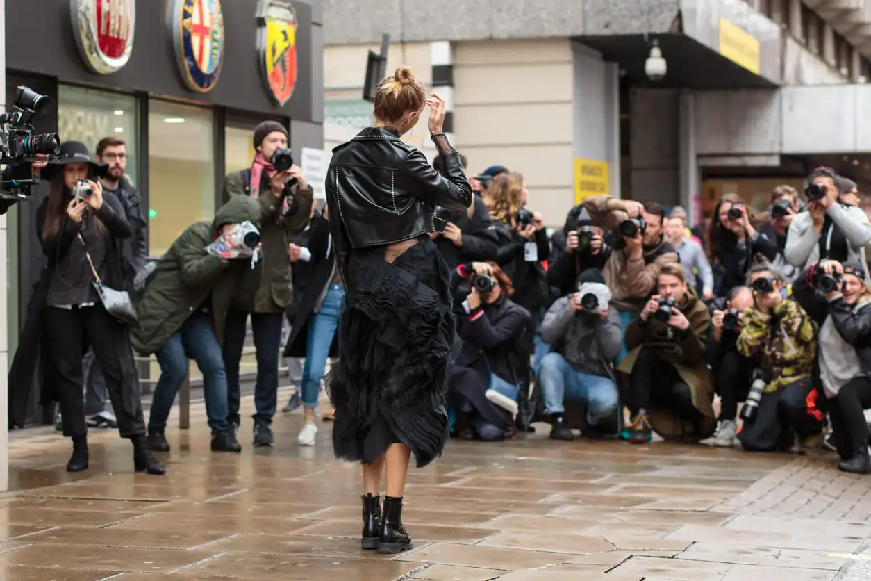 London fashion week and photographers