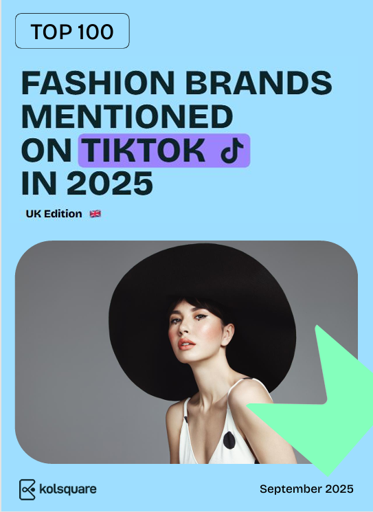 Top-100 Fashion brands mentioned on TikTok in the UK