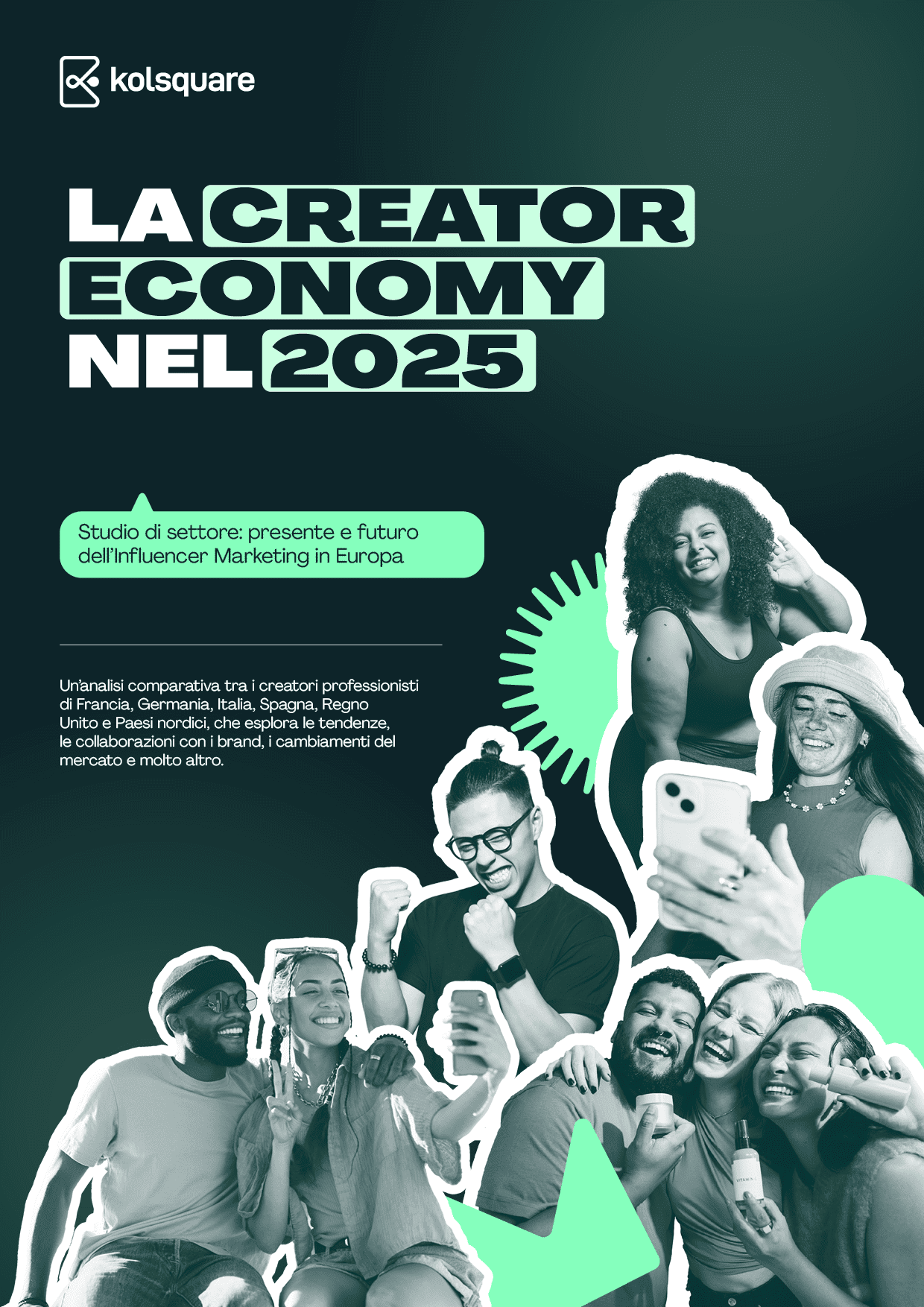 La Creator Economy nel 2025: uno studio europeo di Kolsquare