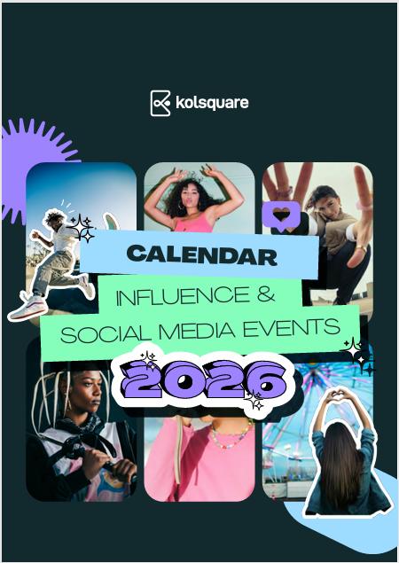 Cover of the Influence 2026 Calendar by Kolsquare