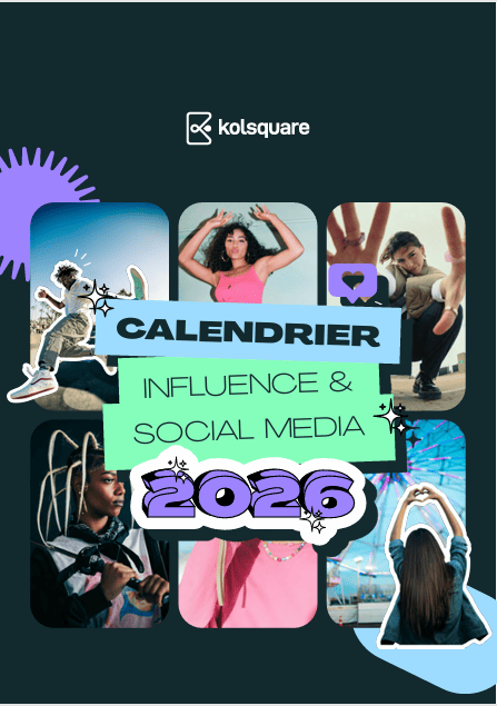 Couverture du Calendrier Influence 2026 par Kolsquare