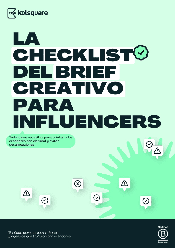 La lista de verificación para el resumen creativo influenciado por Kolsquare