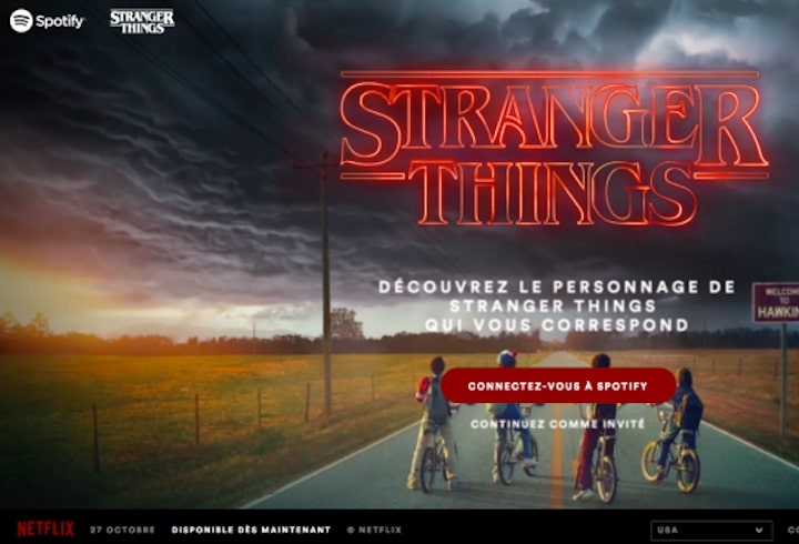 stranger things spotify