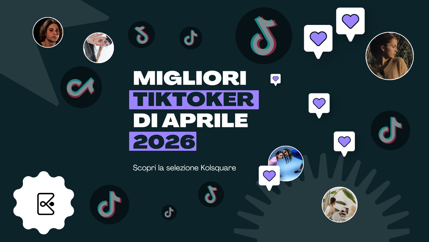 Migliori influencer tiktok aprile 2026