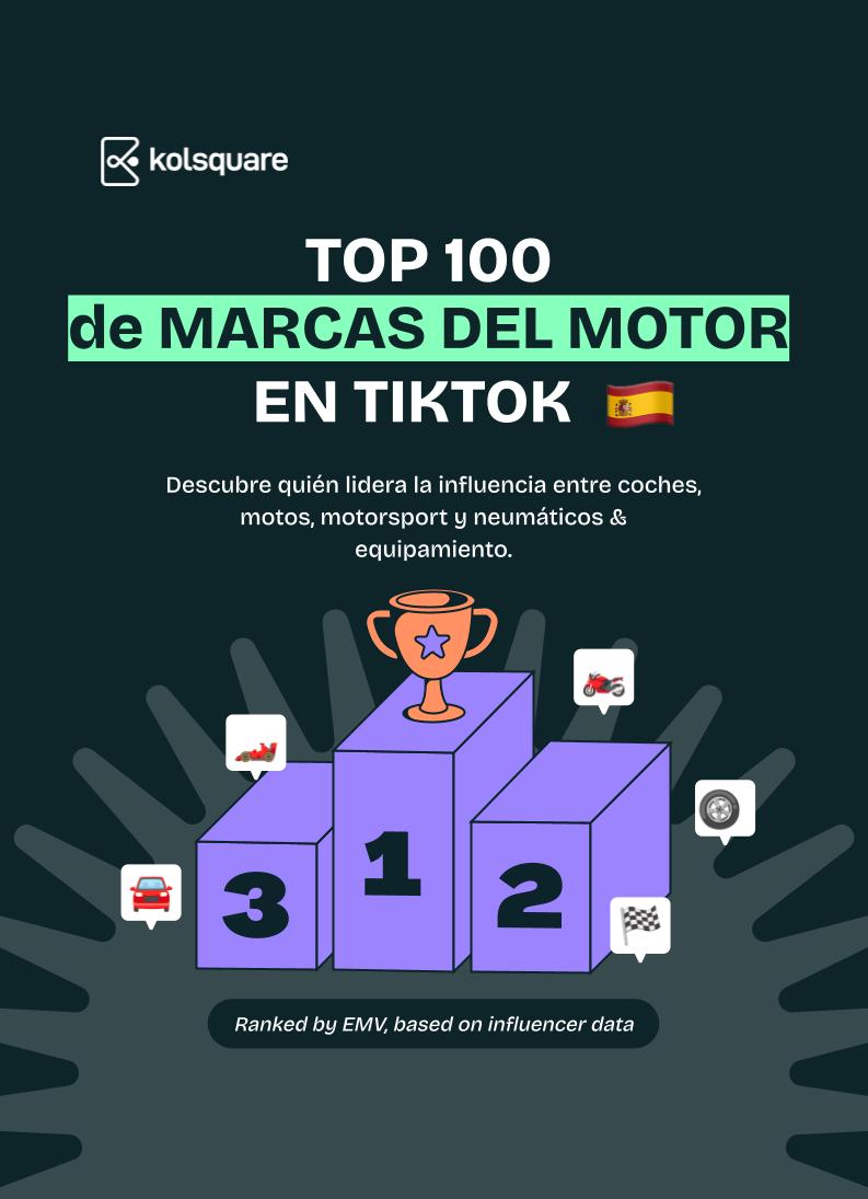 Top 100 de marcas del motor en TikTok en España