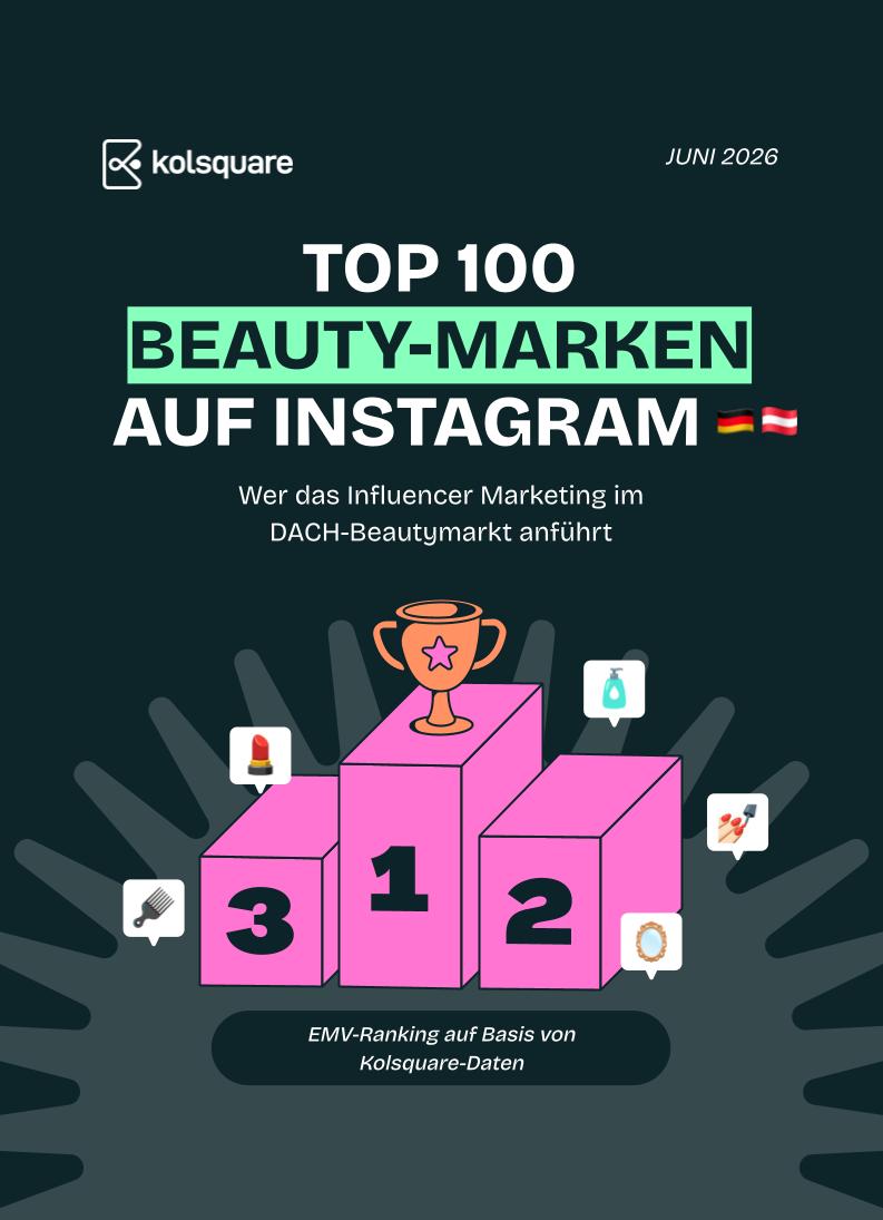 TOP- 100 Beauty-Marken nach EMV auf Instagram
