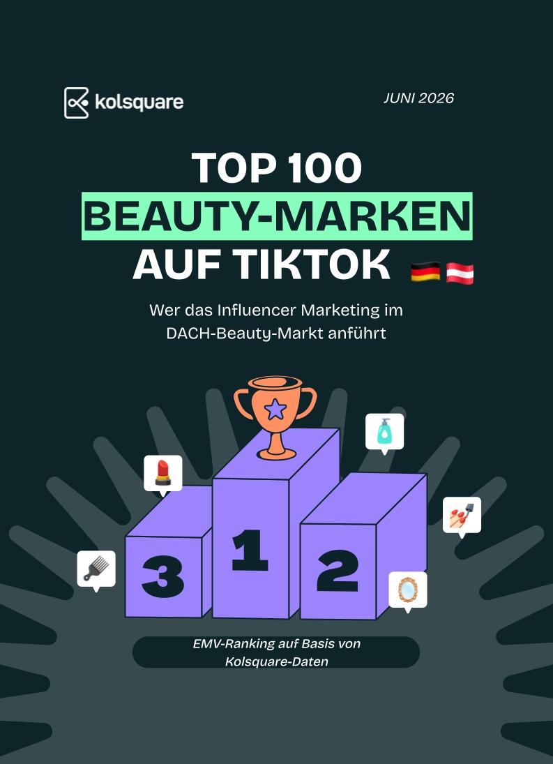 Top-100 Beauty-Marken, die auf TikTok erwähnt werden
