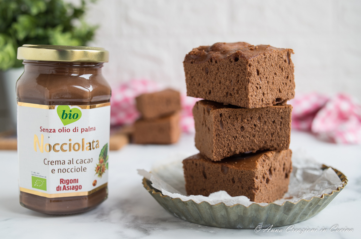 Bote de nocciolata y brownies