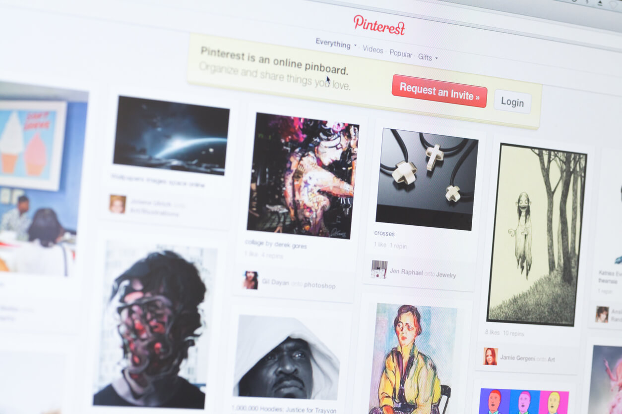 Algoritmo de Pinterest para marketing de influencers