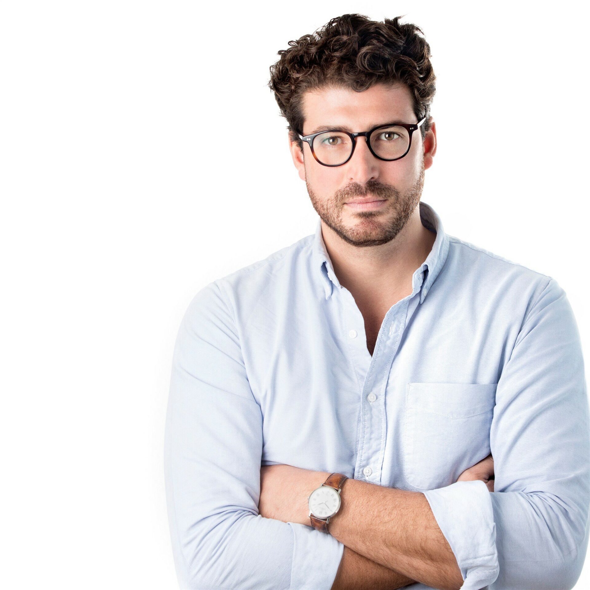 Retrato de Pierre Baryla, fundador de Hello Jack