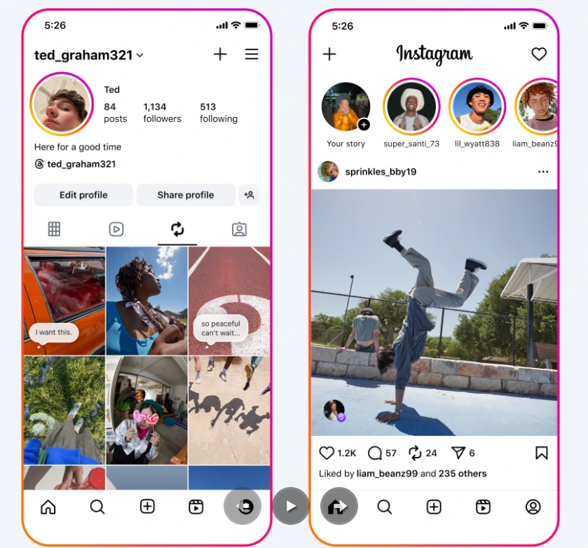 instagram screeshots