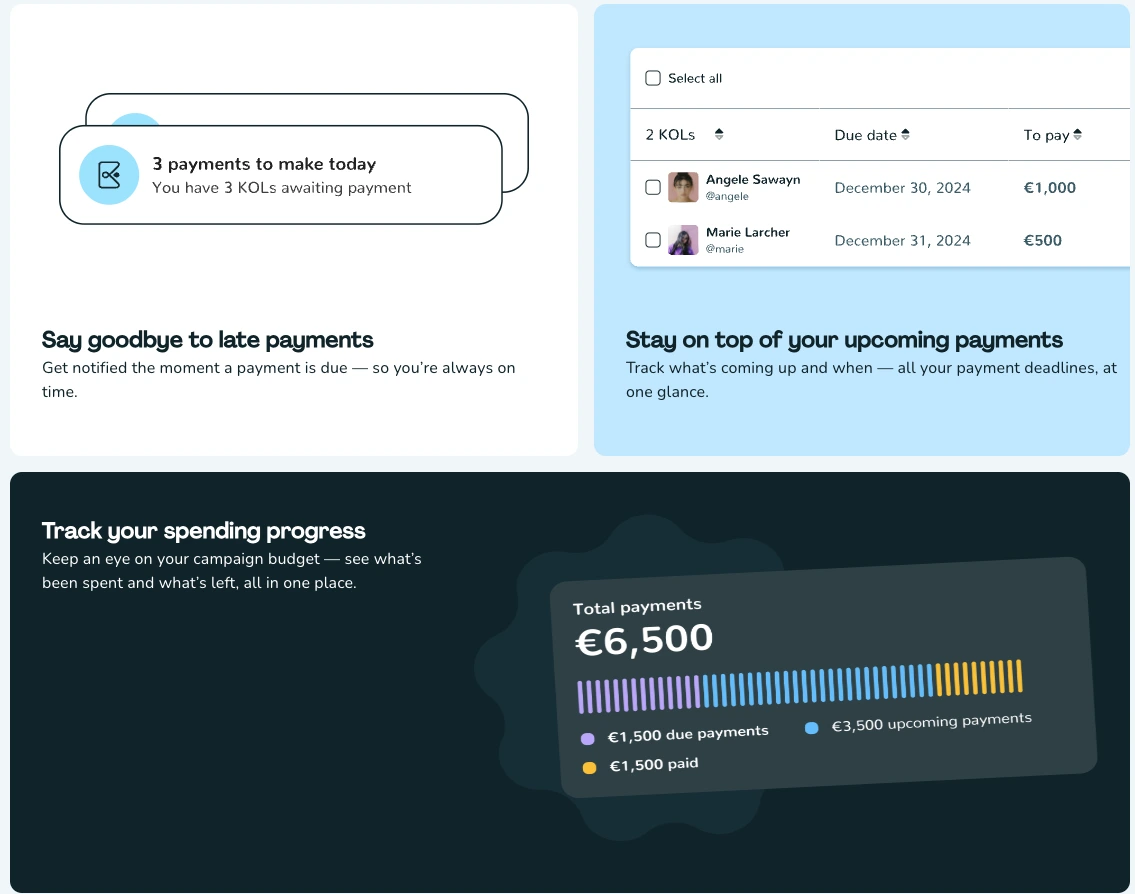 payment feature