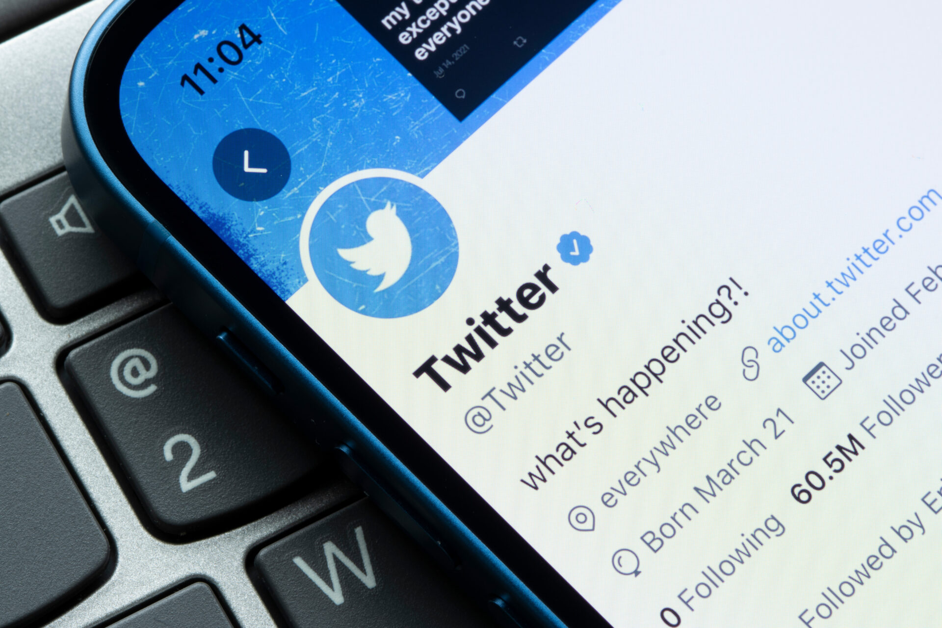 captura de pantalla de la aplicación twitter
