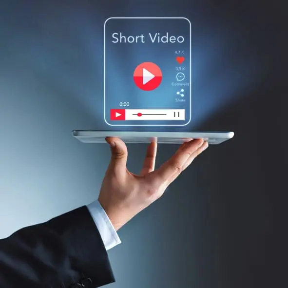 Kurzvideo- und Social-Media-Konzept