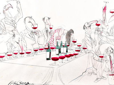 The collection of the man who made Oddbins, illustrated by Ralph Steadman, comes to auction in Guildford
