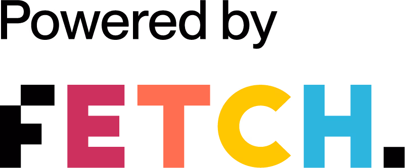 "Powered by Fetch" logo