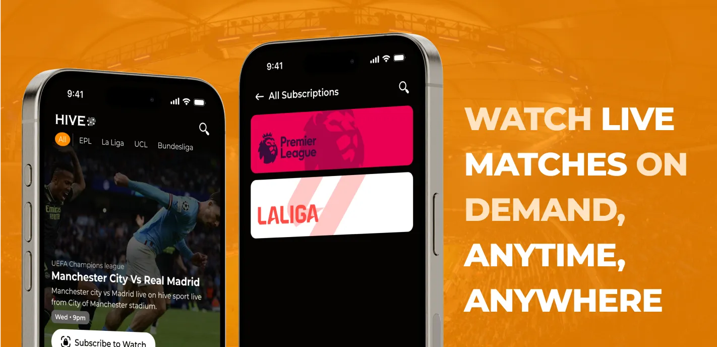 an image explaining how u can watch match on hive