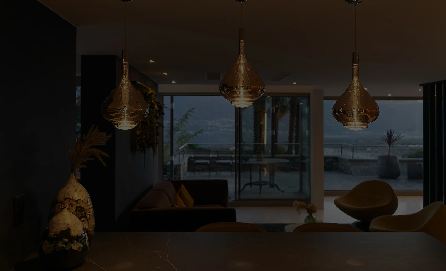 A photo of a renovated villa interior, background image for a case study of a web design project for a luxury villa renovation company