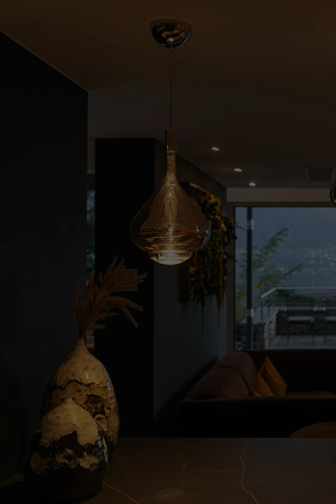 A photo of a renovated villa interior, background image for a case study of a web design project for a luxury villa renovation company