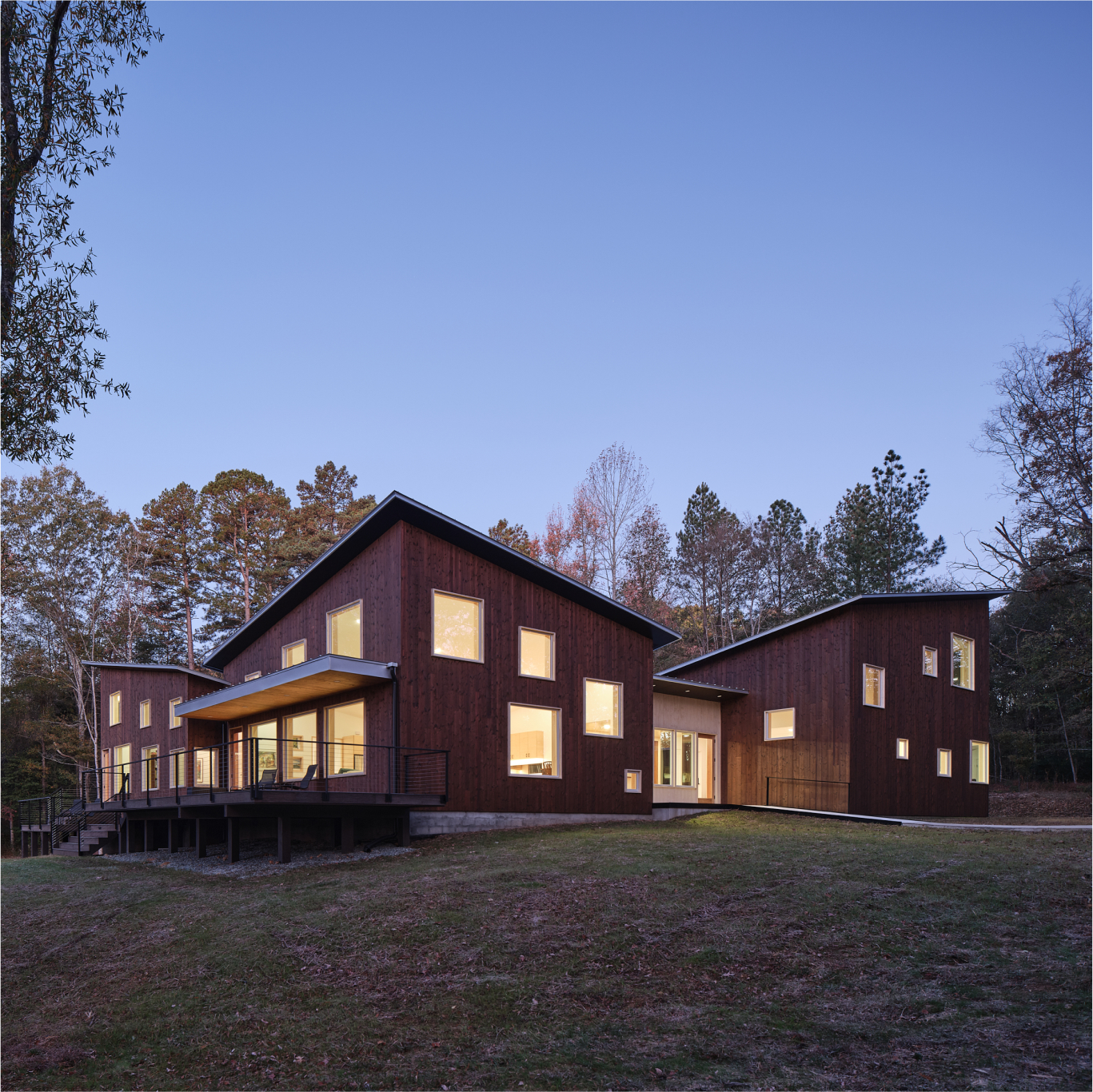 A photograph of the house