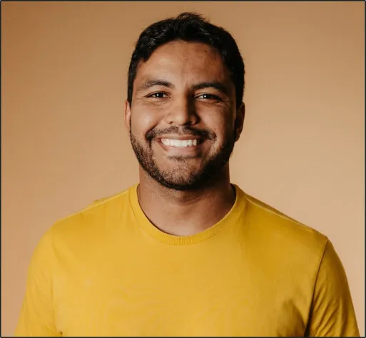 A headshot image of a young man.