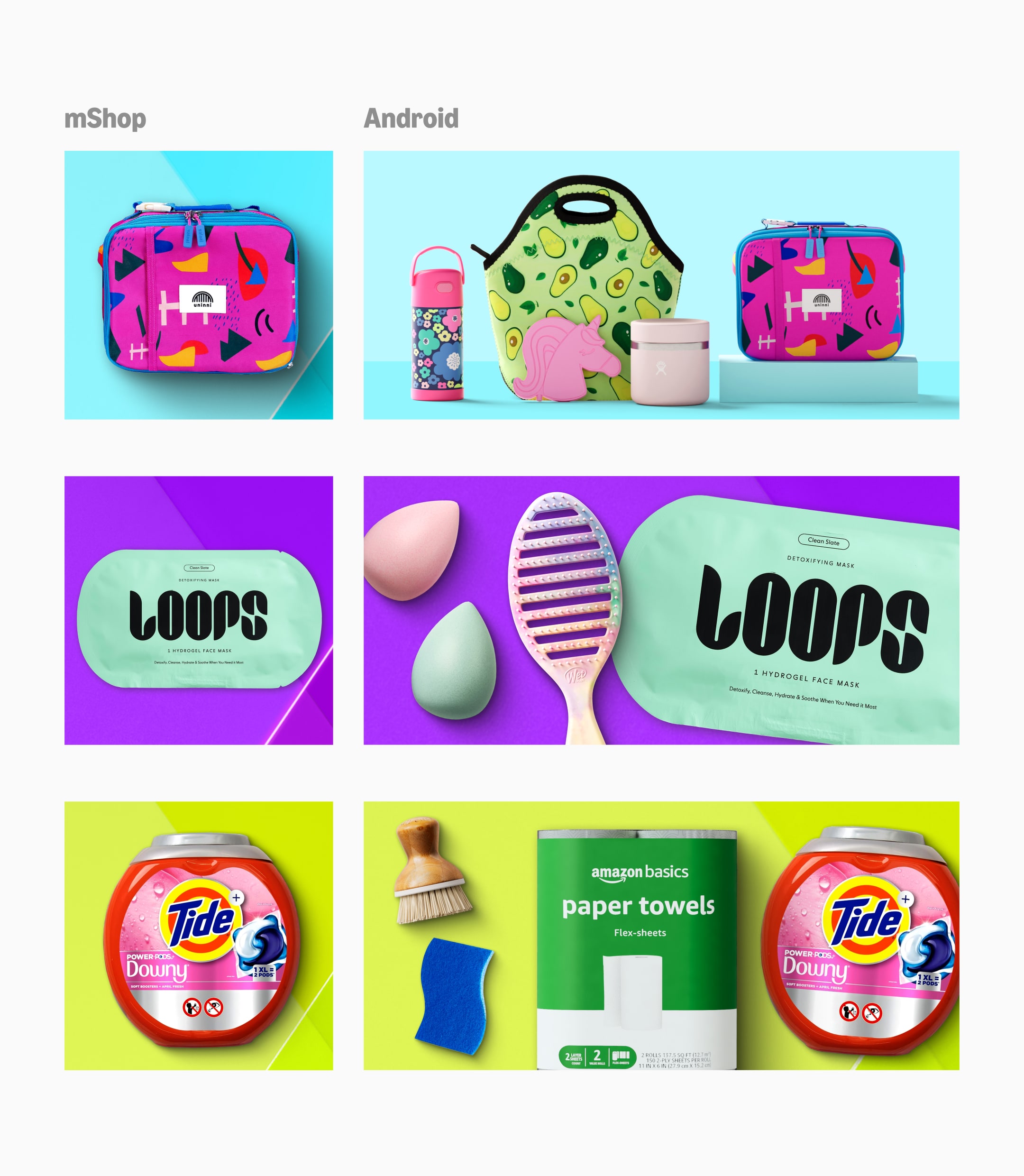 Slightly rotated webpages from The Nature of Plastic website