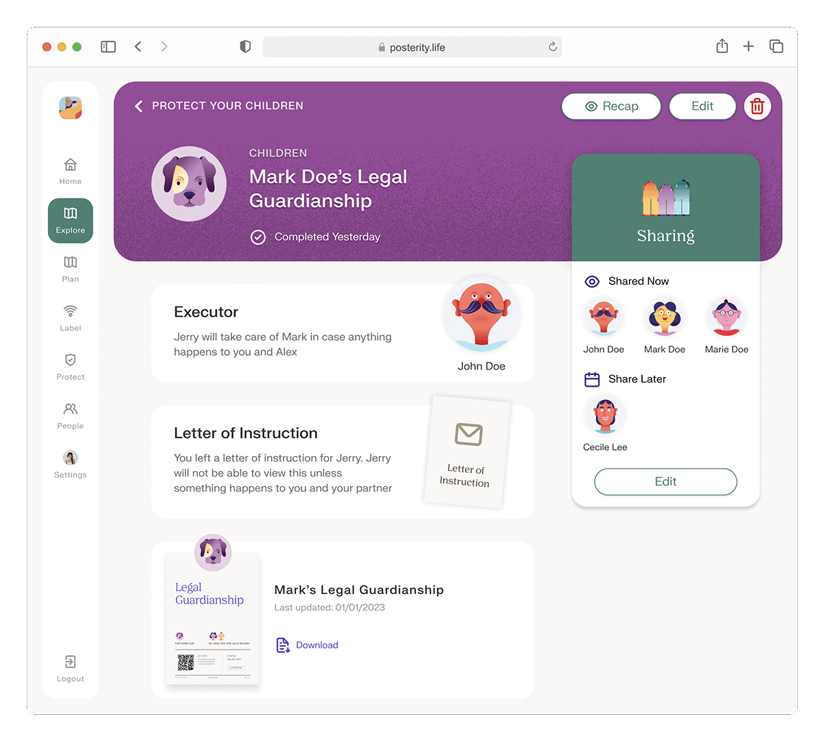 Legal gaurdianship for your children topic page