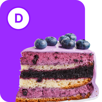Cake with D rating