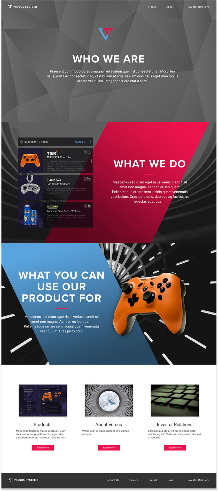 VS systems home page