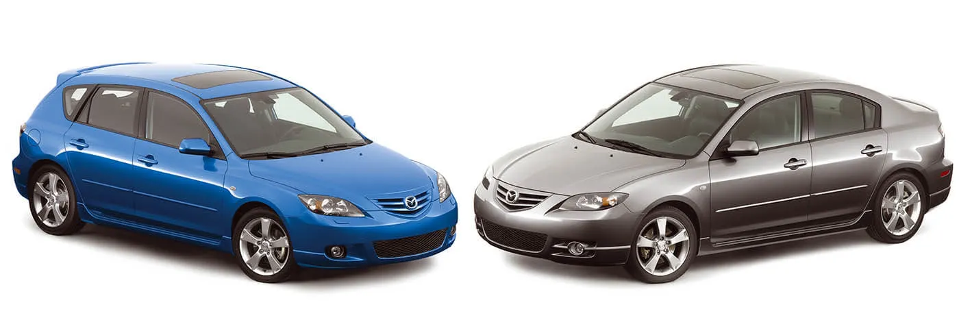 „Mazda3” se na nekim tržištima prodavala pod imenom Axela tokom prve tri generacije 
