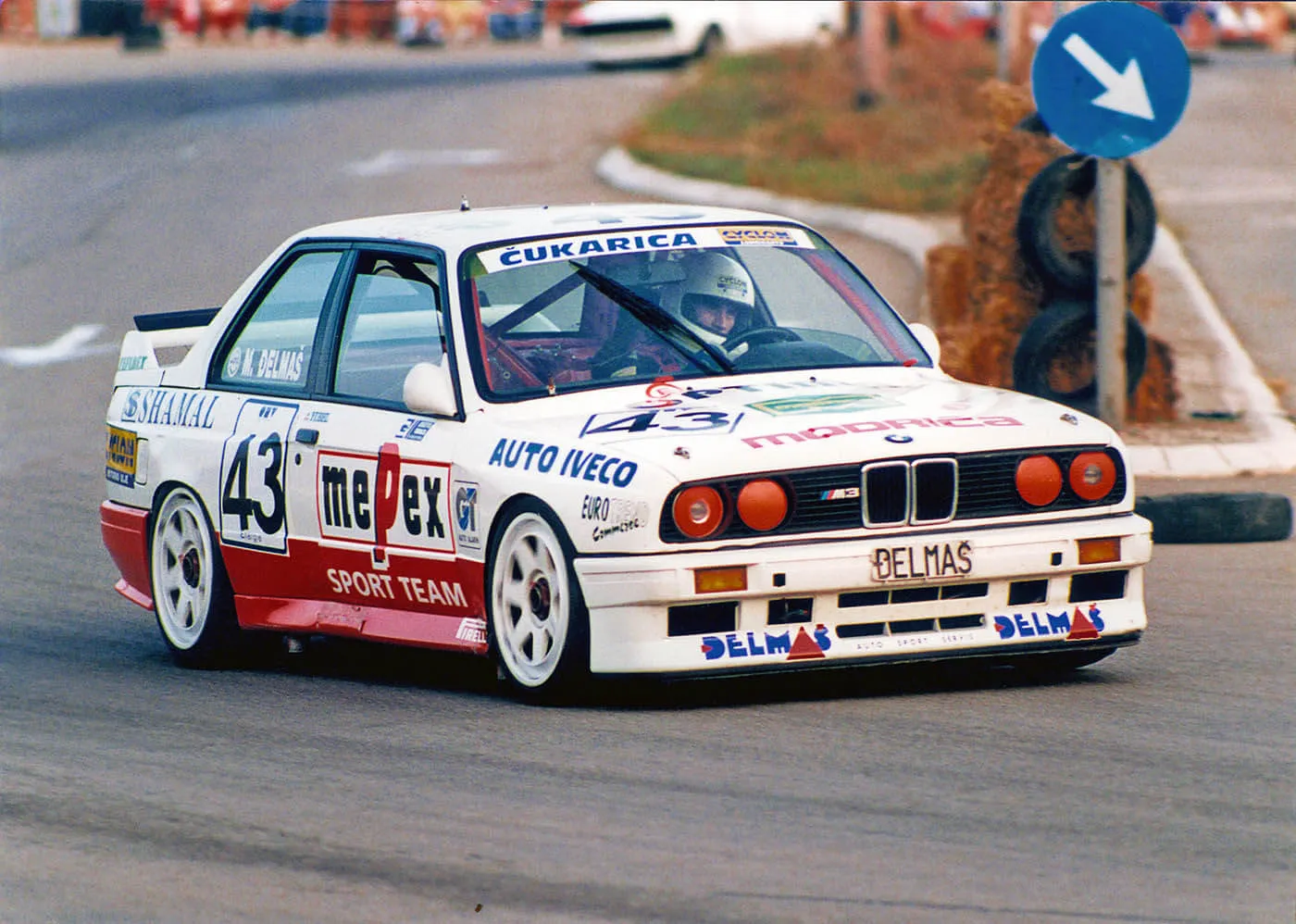 BMW M3 grupe A Đelmaš je vozio devedesetih godina, a sa njim je nastupao i u inostranstvu