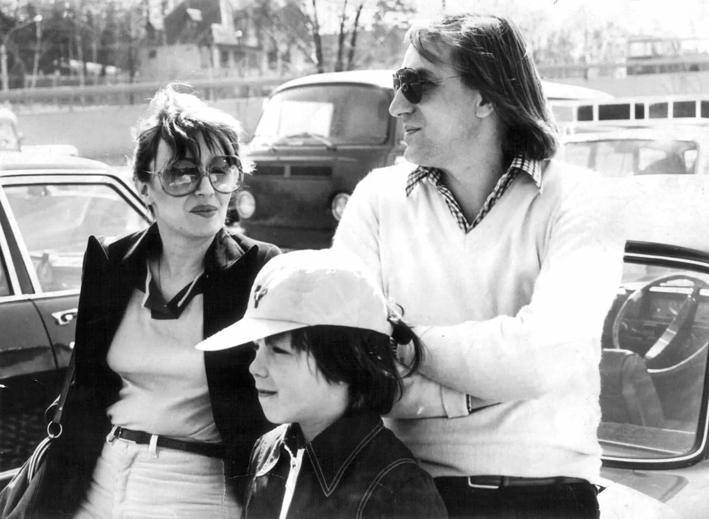 Pred kraj trkačke karijere, sredinom sedamdesetih, sa suprugom Katarinom i starijim sinom Andrejem