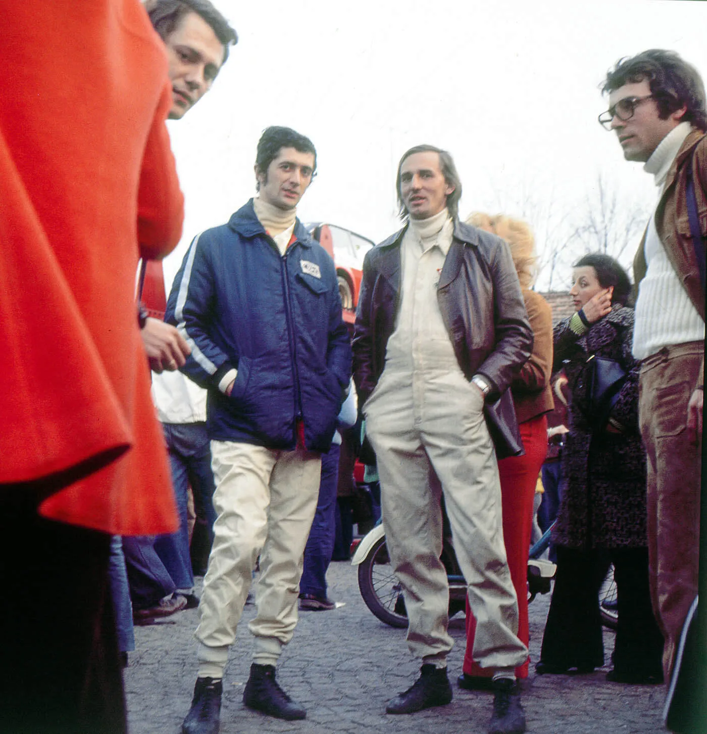 Goran Štrok i Marjan Kulundžić na stazi Monca 1973. godine